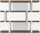 VIG Furniture Modrest Brewer Walnut Bookcase-1