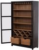 Furniture Classics Merlot Black/Light Natural Cabinet-4
