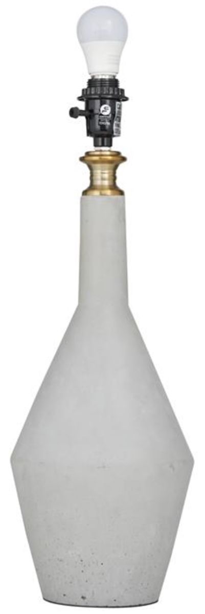 Deco Marche Gray Cement Stone Table Lamp-1