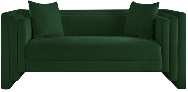 Meridian Furniture Everett Green Chenille Fabric Loveseat-2