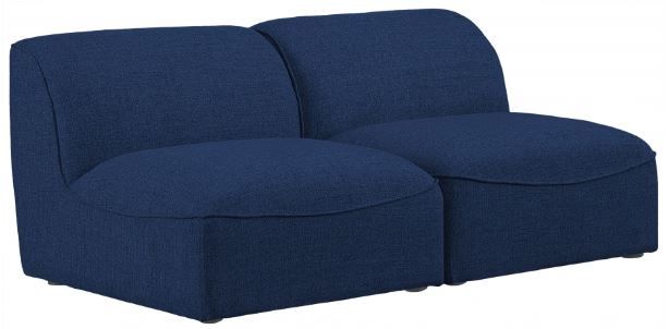 Meridian Furniture Miramar 2-Piece Navy Modular Sofa-0