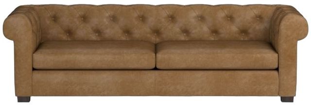 Bassett® Furniture Jamestown Benchmade Soft Umber Leather Sofa-1