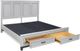Aspenhome® Hyde Park Gray Paint Queen Storage Footboard-2