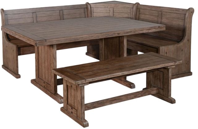 Sunny Designs™ Doe Valley 4-Piece Buckskin Breakfast Nook Set-0