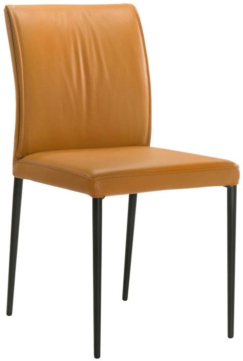 Armen Living Meriam Orange Dining Chair-0