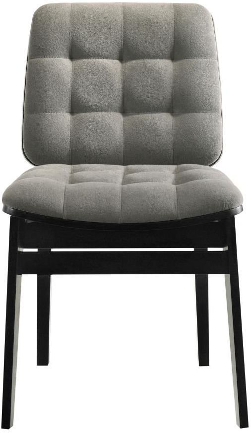 Coaster® Redbridge 2-Piece Black/Gray Dining Side Chair Set-4