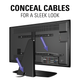 Sanus® Black Swiveling TV Base-4