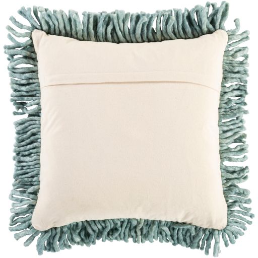 Surya Hylia Aqua 20"x20" Toss Pillow with Down Insert-4