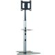 Chief® Silver Medium Flat Panel Floor Stand-0