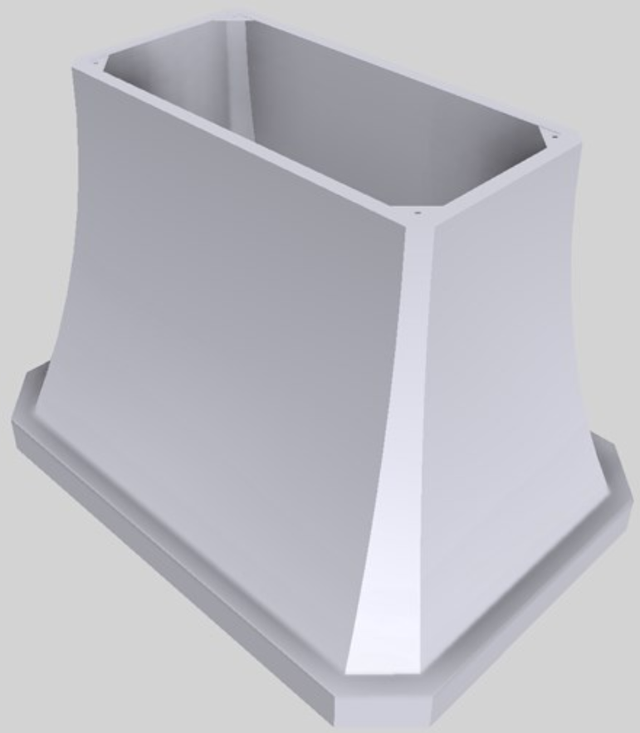 Vent-A-Hood® Designer Series 42" White Island Range Hood-1