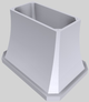 Vent-A-Hood® Designer Series 42" White Island Range Hood-1
