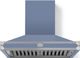 La Cornue CornuFé 90 AlberTine 36" Provence Blue Wall Mounted Chimney Hood-0