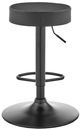 Armen Living Dax Gray Backless Adjustable Bar Stool-0