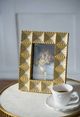 A & B Home Mathis Antique Gold 9.5" Picture Frame-2