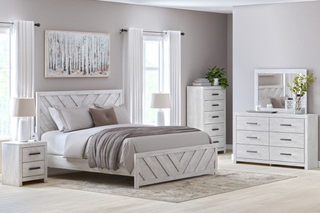 Signature Design by Ashley® Cayboni Whitewash Bedroom Mirror-2