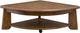 Magnussen Home® Tanner Tawny Brown Pie Shaped Lift Top Cocktail Table with Casters-5