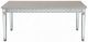 ACME Furniture Varian Antique Platinum Extendable Dining Table with Mirrored Base-3