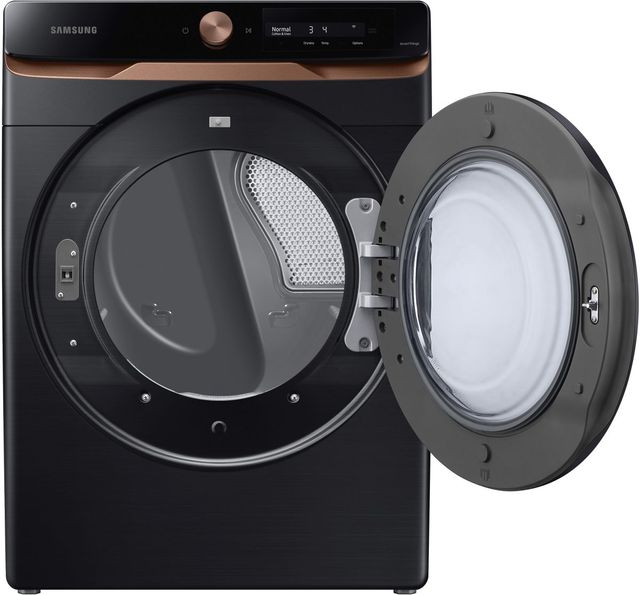 Samsung 6500 Series 7.5 Cu. Ft. Brushed Black Front Load Electric Dryer-1