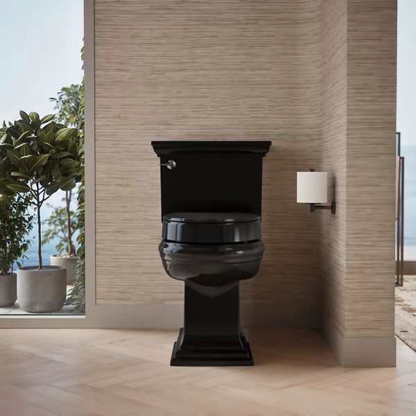 KOHLER® Hyten® Black Elevated Quiet-Close™ Elongated Toilet Seat-3