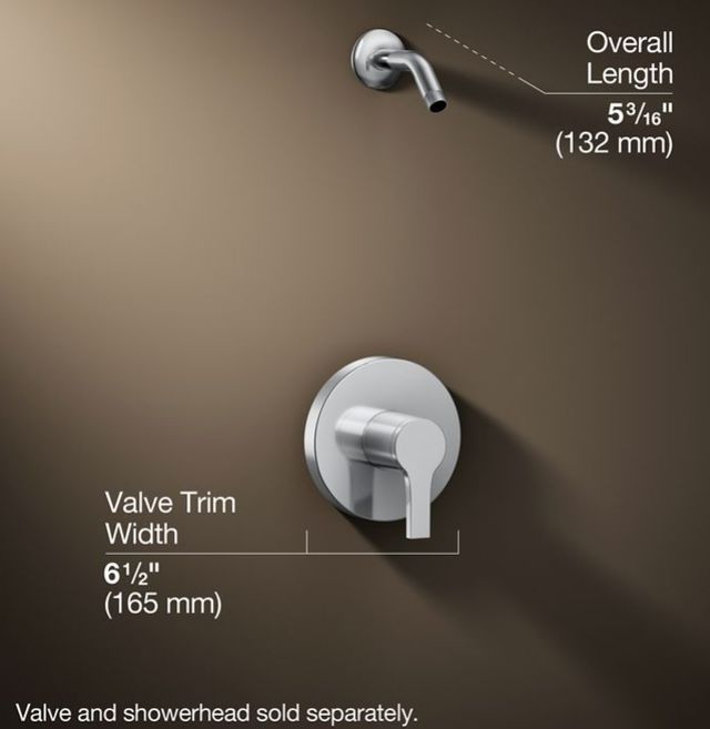 KOHLER® Elate® Rite-Temp® Polished Chrome Shower Trim Kit-2