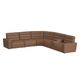 Elements International Portia 6pc Modular Sectional-0