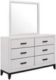 Global Furniture USA Kate Foil White Dresser-2