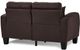 Mazin Furniture Sinclair 2 Piece Chocolate Sofa & Loveseat Set-2