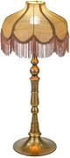 TOV Furniture Buchanan Brass Jute Fringed Scalloped Table Lamp-4