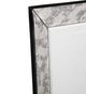 Bassett Mirror Mic Antique Black Glass Wall Mirror-1