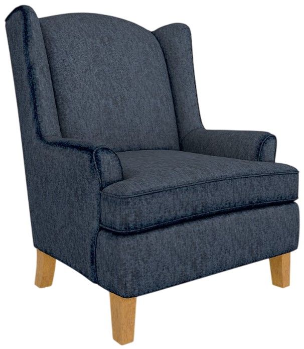 Best® Home Furnishings Customizable Field & Stream Home Andrea Wing Back Chair with Honey Birch Legs-0