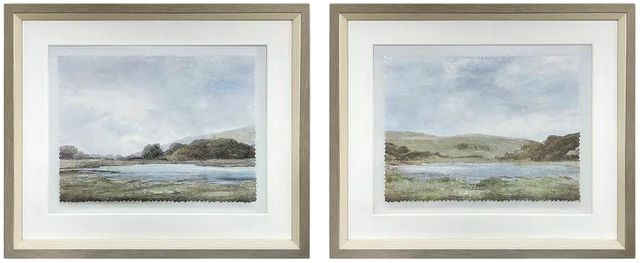 Crestview Collection Restful Vista 2-Piece Wall Art Set-0