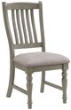 Elements International Sunnyvale Gray Dining Side Chair-0