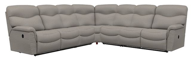 La-Z-Boy® James 5-Piece Stone Manual Reclining Sectional-0