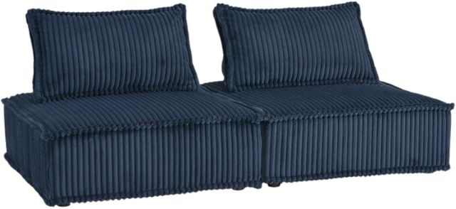Signature Design by Ashley® Bales 2-Piece Navy Modular Sectional-0