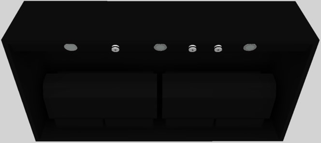 Vent-A-Hood® 48" Black Wall Mounted Range Hood-3