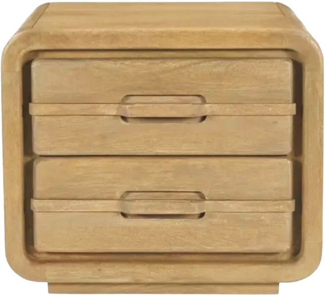 Moe's Home Collection Lennon Vintage Brown Nightstand -1