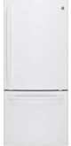GE® 20.9 Cu. Ft. White Bottom Freezer Refrigerator-0