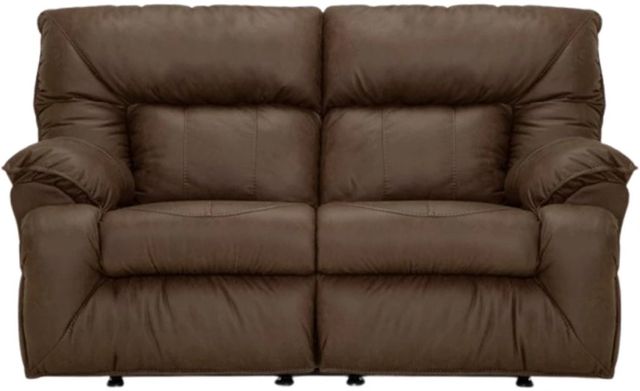 Franklin™ Henson Commodore Cocoa Manual Rocking Reclining Loveseat-0