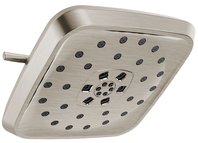 Delta Universal Showering Lumicoat® Stainless H2Okinetic® 4-Setting Shower Head with Ultrasoak®-0