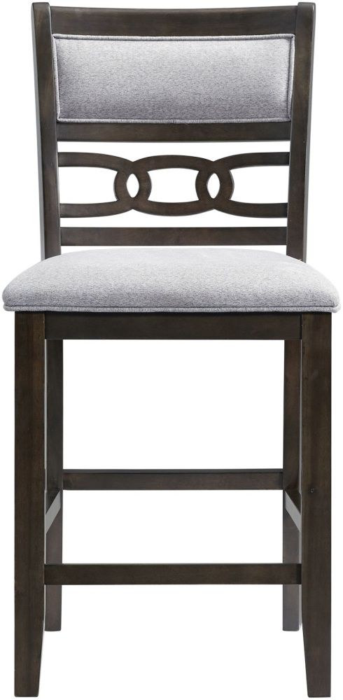 Elements International Amherst Dark Counter Side Chair-1