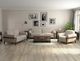 International Furniture Direct Loft Brown Beige Loveseat-1
