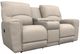 La-Z-Boy® Cassian Sand Manual Reclining Loveseat with Console-0