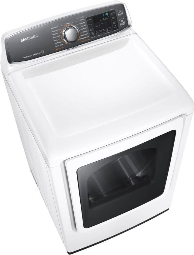 Samsung 7.4 Cu. Ft. White Front Load Gas Dryer-3