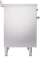 Ilve® Nostalgie II Series 40" Stainless Steel Pro Style Induction Range-4