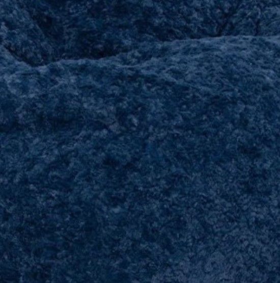 CordaRoy's® Original Navy Faux Fur Youth Bean Bag Chair-1
