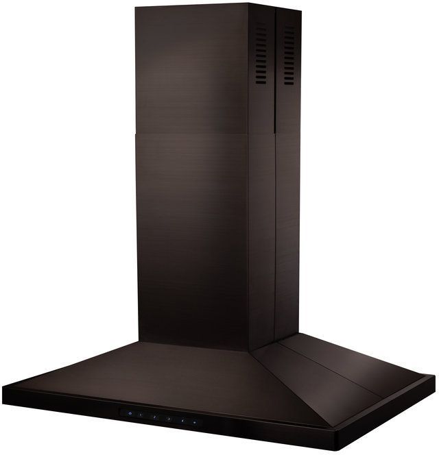 ZLINE 36" Black Stainless Steel Island Range Hood-0