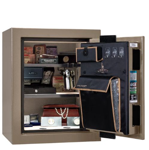 Liberty Safe Premium Home Champagne Marble 08 Gun Safe-1