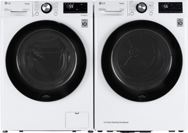 Laveuse à chargement frontal LG® de 2.6 pi³ - Blanc-6