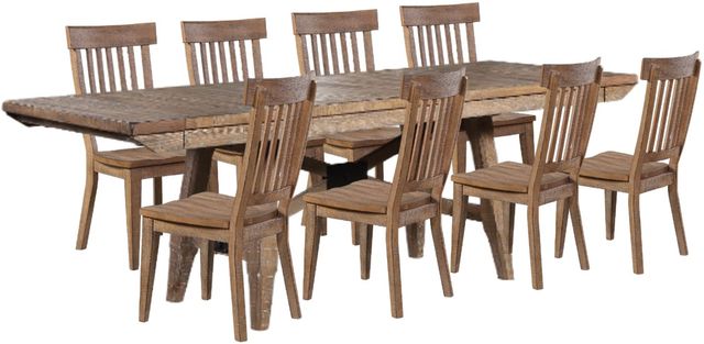 Steve Silver Co. Riverdale 9-Piece Driftwood Counter Dining Set-0