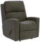 Flexsteel® Catalina Gray Charcoal Rocking Recliner-0